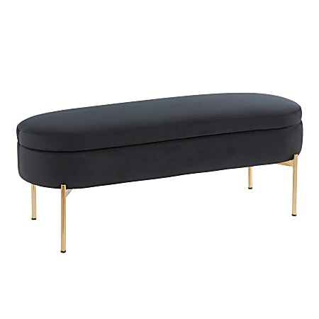 LumiSource Chloe Storage Bench - Thumbnail 5