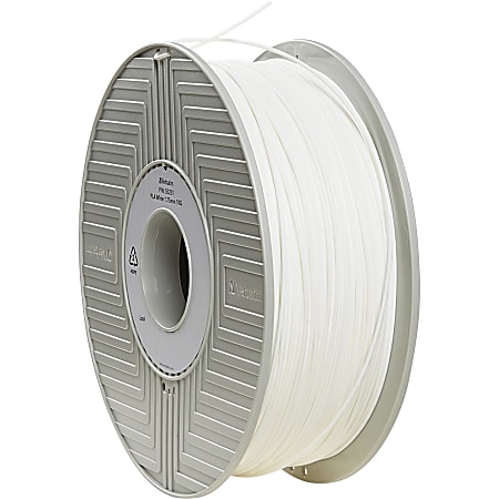 Verbatim PLA 3D Filament 1.75mm 1kg Reel - White - White - 1.75mm