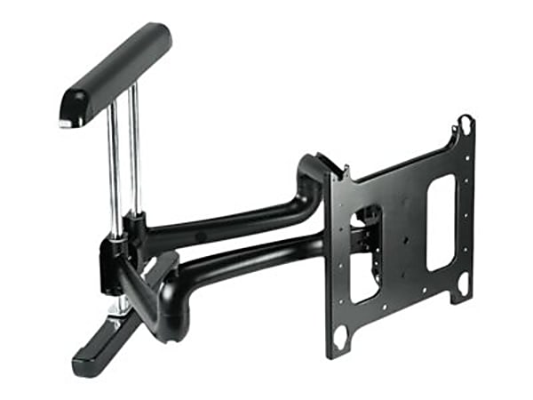 Chief 37" Single Arm Extension TV Wall Mount - For Displays 42-86" - Black - Height Adjustable - 42" to 71" Screen Support - 200 lb Load Capacity