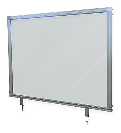 Ghent Desktop Protection Screen, 24" x 29", Frosted
