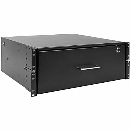 Tripp Lite 4U Locking Rackmount Storage Drawer Rack Enclosures/ Open Frame, SRDRAWER4U