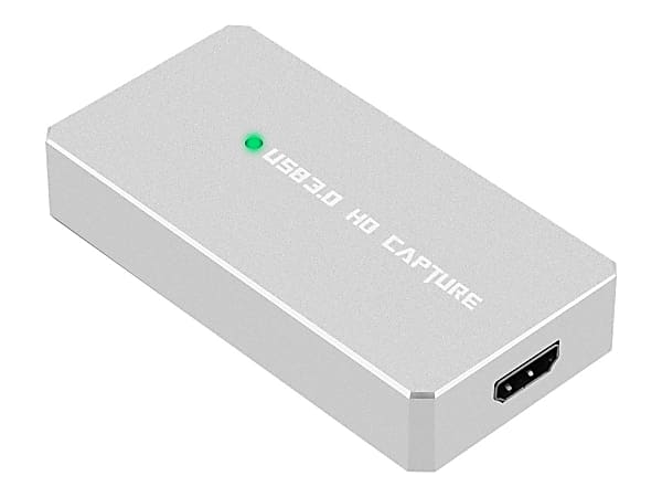 SIIG USB 3.0 HDMI Capture Adapter - Functions: Video Capturing, Video Recording - USB 3.0 - 1920 x 1080 - PC - External