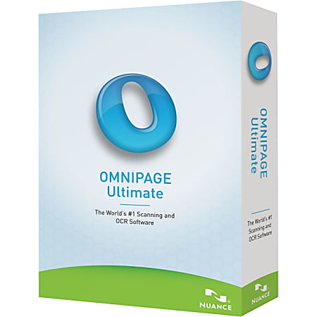Nuance OmniPage Ultimate - Complete Product - 1 User - Local Government, State Government