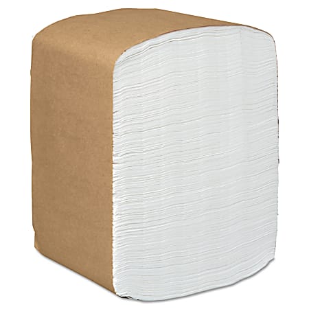 Scott® Full-Fold 1-Ply Dispenser Napkins, 12" x 17", White, 250 Napkins Per Pack, Carton Of 24 Packs