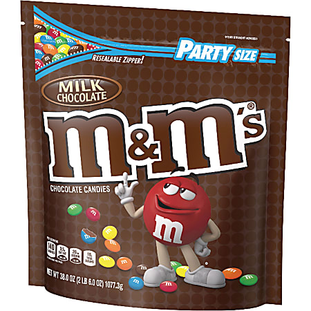 M&M's Milk Chocolate Candies - Milk Chocolate - 2.37 lb - 1 / Bag