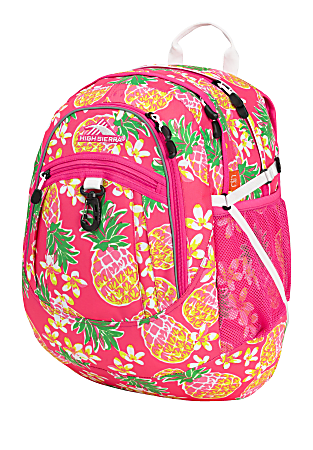 High Sierra® Fatboy Laptop Backpack, Flamingo/Pink PineApple®