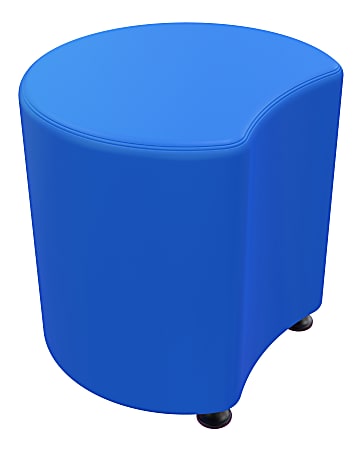 Marco Group Sonik Petal Ottoman, Pool Blue