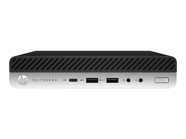 HP EliteDesk 705 G5 - Mini desktop - Ryzen 5 Pro 3400G / 3.7 GHz - RAM 16 GB - SSD 512 GB - NVMe - Radeon Vega 11 - GigE - WLAN: Bluetooth 5.0, 802.11a/b/g/n/ac/ax - Win 10 Pro 64-bit - monitor: none - keyboard: US