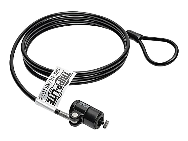 Tripp Lite Laptop Security Lock Keyed Theft Deterrent Cable 4ft 4' - Security cable lock - 4 ft