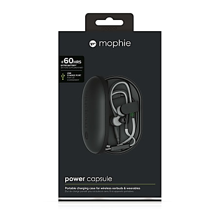 Mophie USB Battery Capsule, Black, 3512