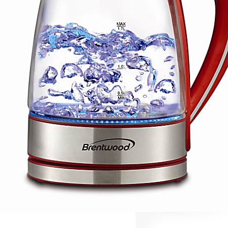 Brentwood tempered sales glass tea kettle
