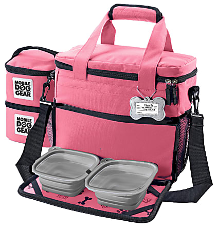 Overland Dog Gear Week Away® Bag For Medium/Large Dogs, Pink
