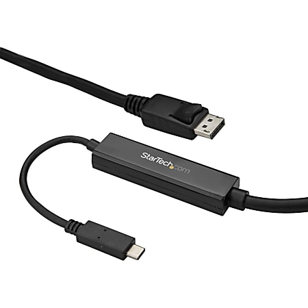 StarTech.com 9.8ft/3m USB C to DisplayPort 1.2 Cable 4K 60Hz - USB Type-C to DP Video Adapter Monitor Cable HBR2 - CDP2DPMM3MB