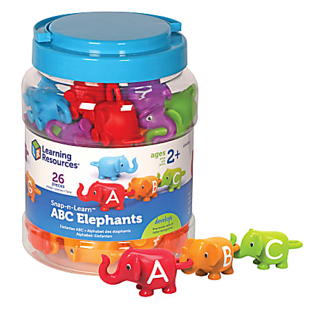 Learning Resources Snap-n-Learn Abc Elephants