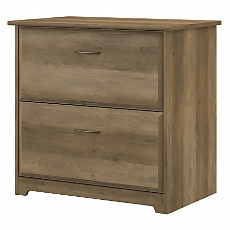 Bush Furniture Cabot 31-1/4"W x 19-4/7"D Lateral 2-Drawer File Cabinet, Reclaimed Pine, Standard Delivery