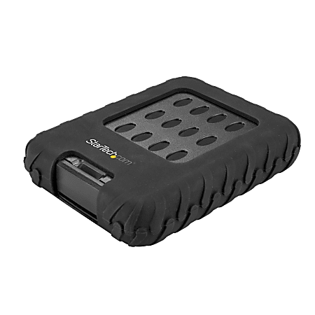 StarTech.com USB 3.1 External Hard Drive Enclosure 10Gbps - IP65 - 2.5 SATA SSD / HDD Rugged USB Type C Hard Drive Enclosure - Be prepared for anything with a USB C external hard drive enclosure that is IP65-rated making it dustproof and water resistant