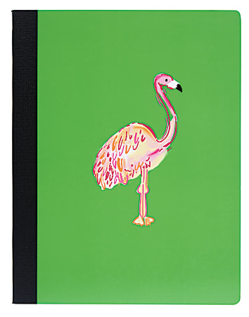 Divoga® Composition Notebook, Tropical Punch Collection, College Ruled, 160 Pages (80 Sheets), Solo Flamingo