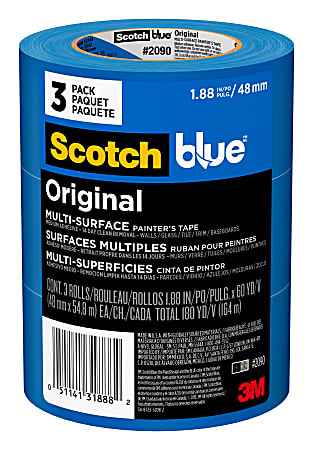 ScotchBlue Original Painter&#x27;s Tape, 1.88" x 60 yd,