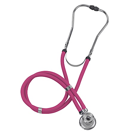 MABIS Legacy Sprague Rappaport Stethoscopes, Boxed, Adult/Medium/Infant Bells, Magenta