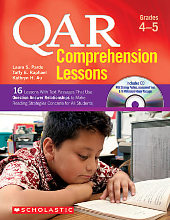 Scholastic QAR Comprehension Lessons, Grades 4&ndash;5
