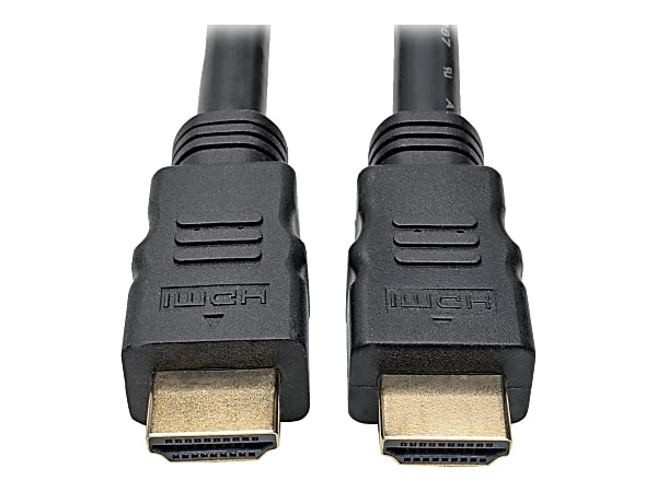 Eaton Tripp Lite Series Active High-Speed HDMI Cable with Built-In Signal Booster (M/M), Black, 80 ft. (24.38 m) - HDMI cable - HDMI male to HDMI male - 80 ft - shielded - black - active, molded
