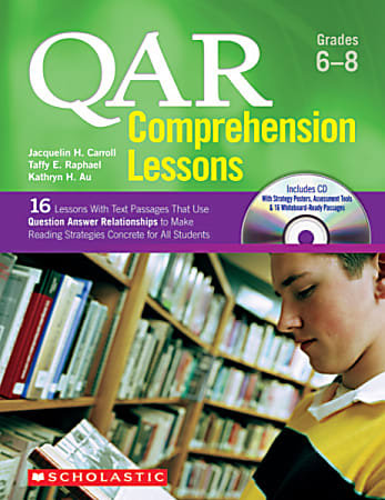 Scholastic QAR Comprehension Lessons, Grades 6–8