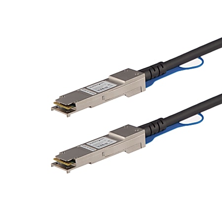 StarTech.com Juniper QFX-QSFP-DAC-1M Compatible QSFP+ Direct-Attach Twinax Cable, 3.3 '