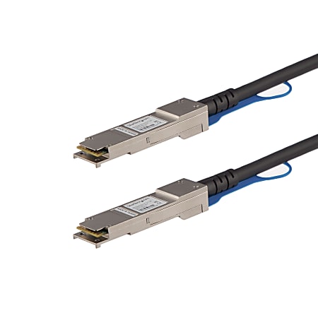 StarTech.com Juniper QFX-QSFP-DAC-3M Compatible QSFP+ Direct-Attach Twinax Cable, 9.8'