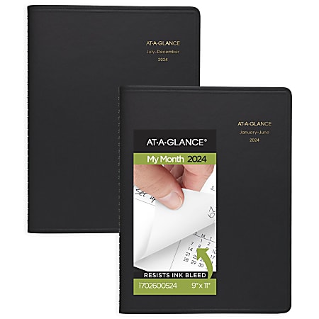 2024 AT-A-GLANCE® 8-Person Daily Appointment Book, 2 Volume