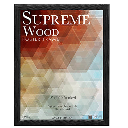 Timeless Frames&reg; Supreme Picture Frame, 18" x 24", Black