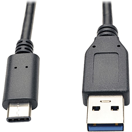 Eaton Tripp Lite Series USB-C to USB-A Cable (M/M), USB 3.2 Gen 1 (5 Gbps), Thunderbolt 3 Compatible, 3 ft. (0.91 m) - U428003