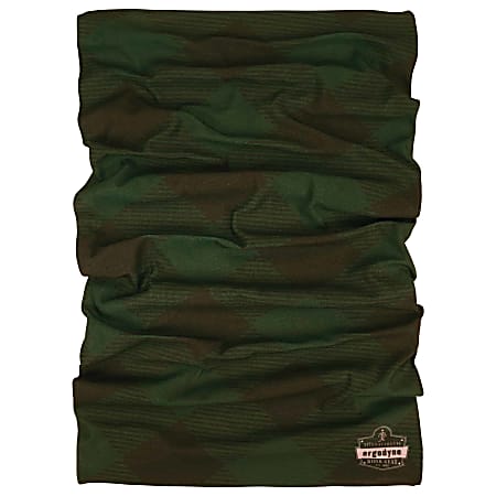 Ergodyne Chill-Its 6485 Multi-Band, One Size, Green Buffalo Plaid