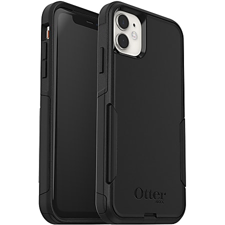 OtterBox iPhone 11 Commuter Series Case - For Apple iPhone 11 Smartphone - Black - Drop Resistant, Dirt Resistant, Bump Resistant, Anti-slip, Dust Resistant, Impact Absorbing - Polycarbonate, Synthetic Rubber - Rugged - 1 Pack