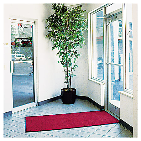Crown Rely-On™ Olefin Indoor Wiper Mat, 3' x 5', Castellan Red