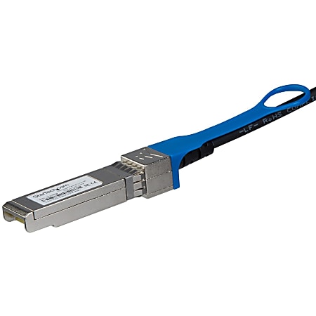 StarTech.com MSA Uncoded Compatible 7m 10G SFP+ to SFP+ Direct Attach Cable - 10 GbE SFP+ Copper DAC 10 Gbps Low Power Active Twinax - SFP10GAC7M