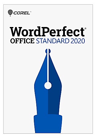 Corel® WordPerfect Office Standard, 2020, DVD/Download