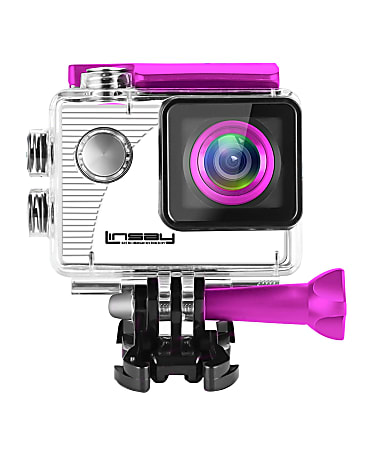 Linsay Kids' Funny 5.0-Megapixel Action Camera, Pink, X5000AP