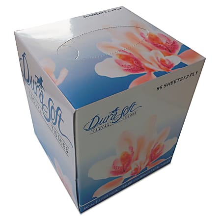 GEN 2-Ply Facial Tissues, White, 85 Sheets Per Box, Carton Of 36 Boxes