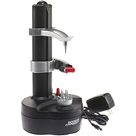 Starfrit® Rotato Express Peeler, 6”H x 6”W x 10-1/2”D, Black