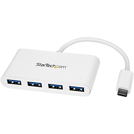 StarTech.com 4 Port USB C Hub with 4x