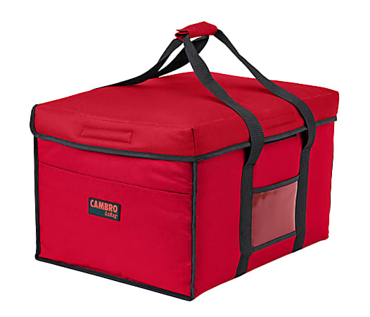 Cambro Delivery GoBags, 18" x 14" x 12", Red, Set Of 4 GoBags