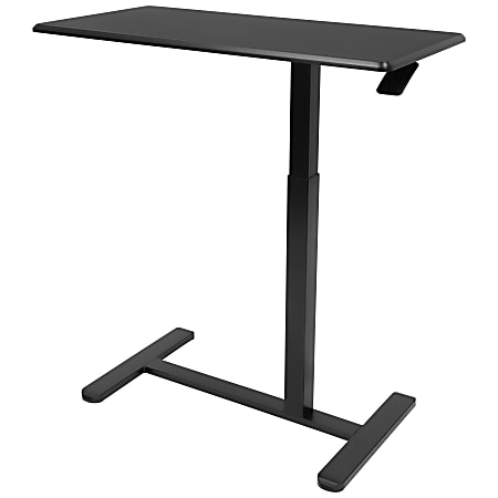 Mount-It! Adjustable-Height Overbed Standing Desk, Black