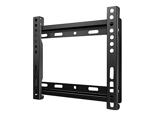 Secura QSL22 - Mounting kit (wall mount, mounting brackets) - low profile - for flat panel - lockable - black - screen size: 10"-39"