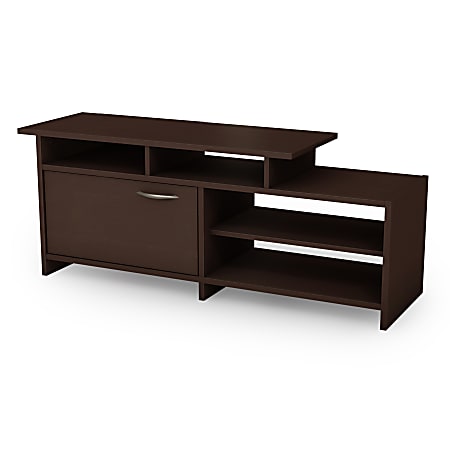 South Shore Step One TV Stand, Chocolate