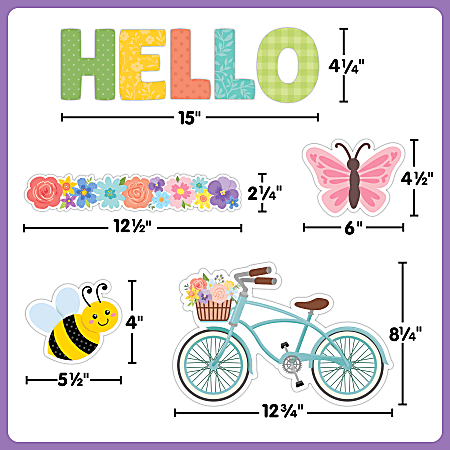 Teacher Created Resources Create Decorate Quick Kit Hello Spring Total ...