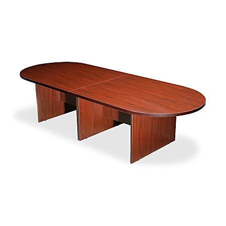 Boss Office Products 120 W Wood Race Track Conference Table Mahogany ...