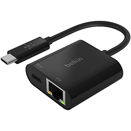 Belkin USB-C to Ethernet + Charge Adapter -