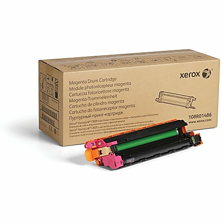 Genuine Xerox Magenta Drum Cartridge For VersaLink C600/C605 - Laser Print Technology - 40000 Pages - Magenta - 1 Each