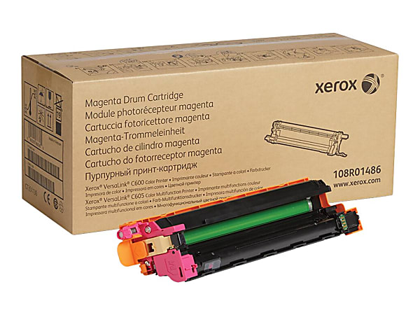 Genuine Xerox Magenta Drum Cartridge For VersaLink C600/C605 - Laser Print Technology - 40000 Pages - Magenta - 1 Each