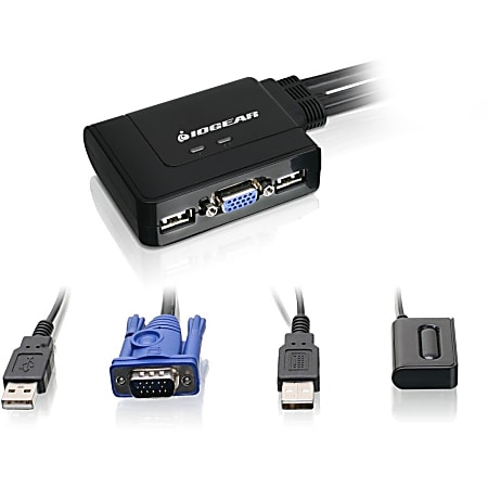 IOGEAR GCS22u 2-Port USB KVM Switch - 2